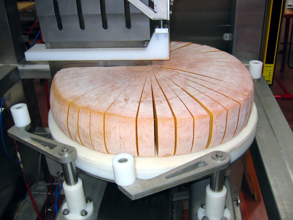 Round cheese portion cutting machine - ERMA 30F