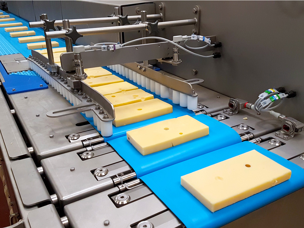 Emmental exact weight cutting line