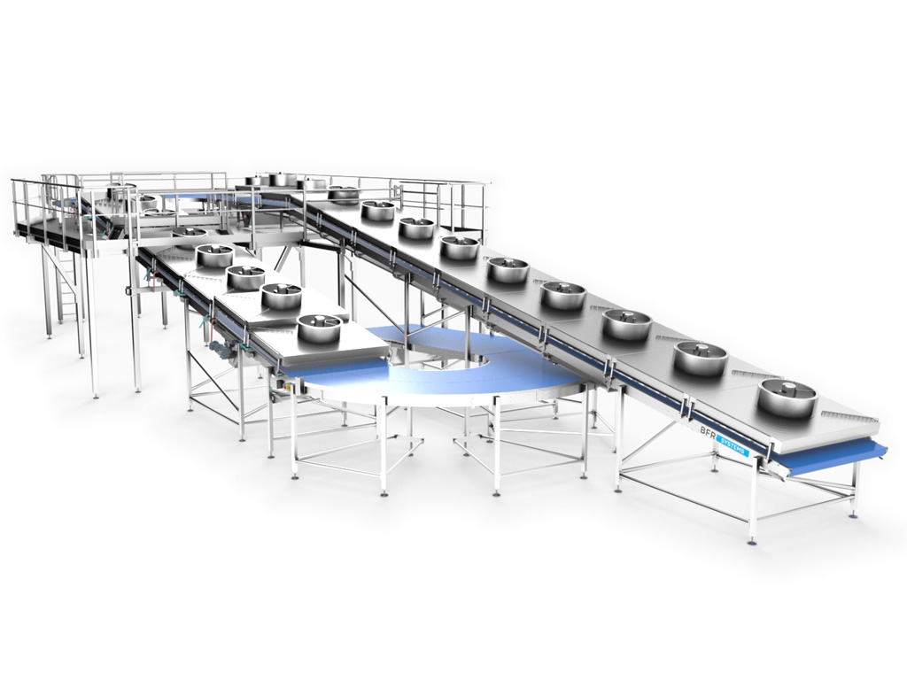 Cooling conveyor