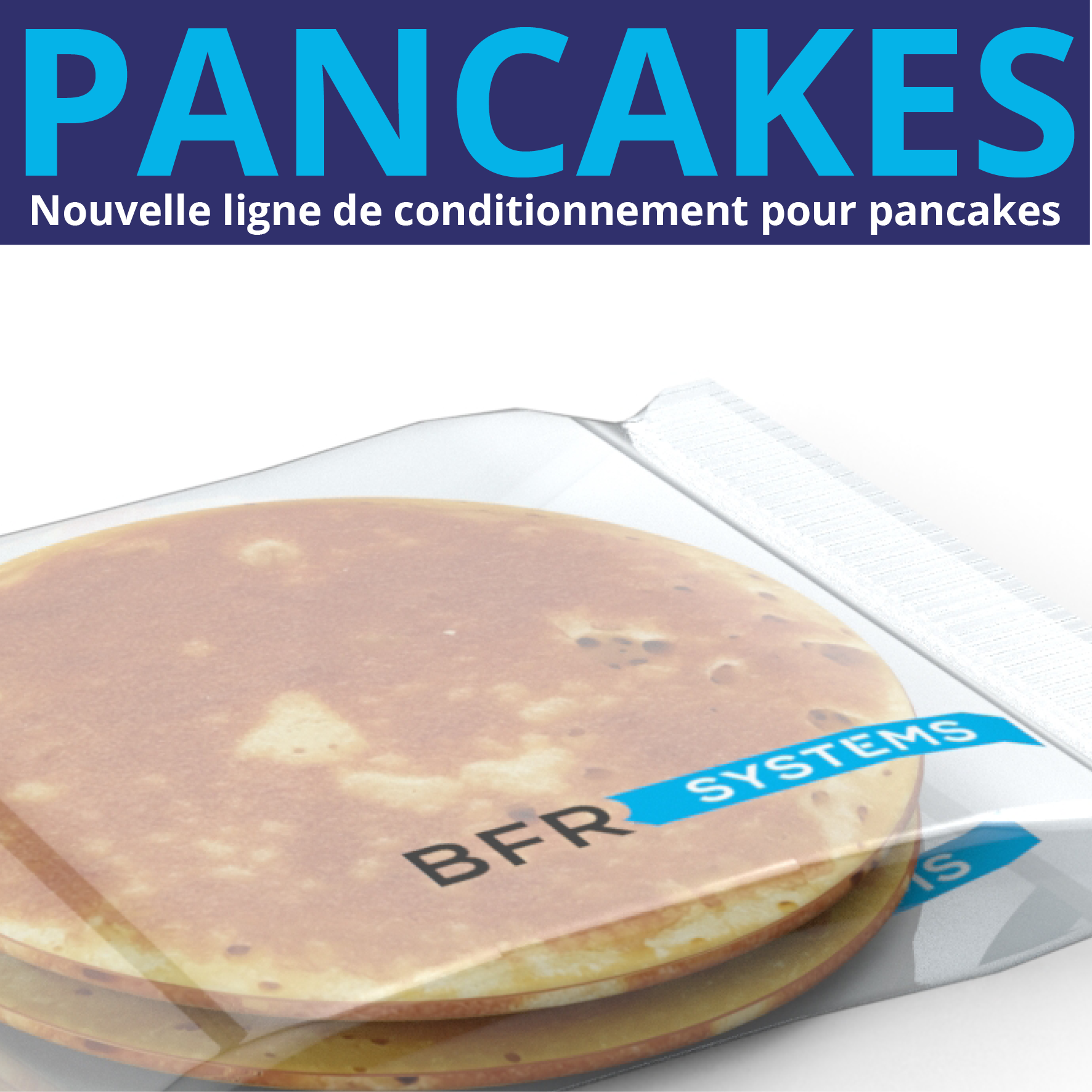 Ligne d'emballage de Pancakes