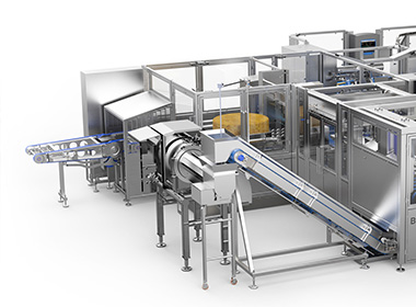 Emmental exact weight cutting line